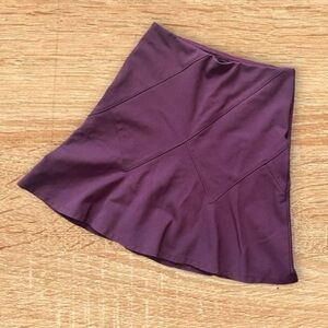 WHBM Maroon Flare Casual Skirt Size 0